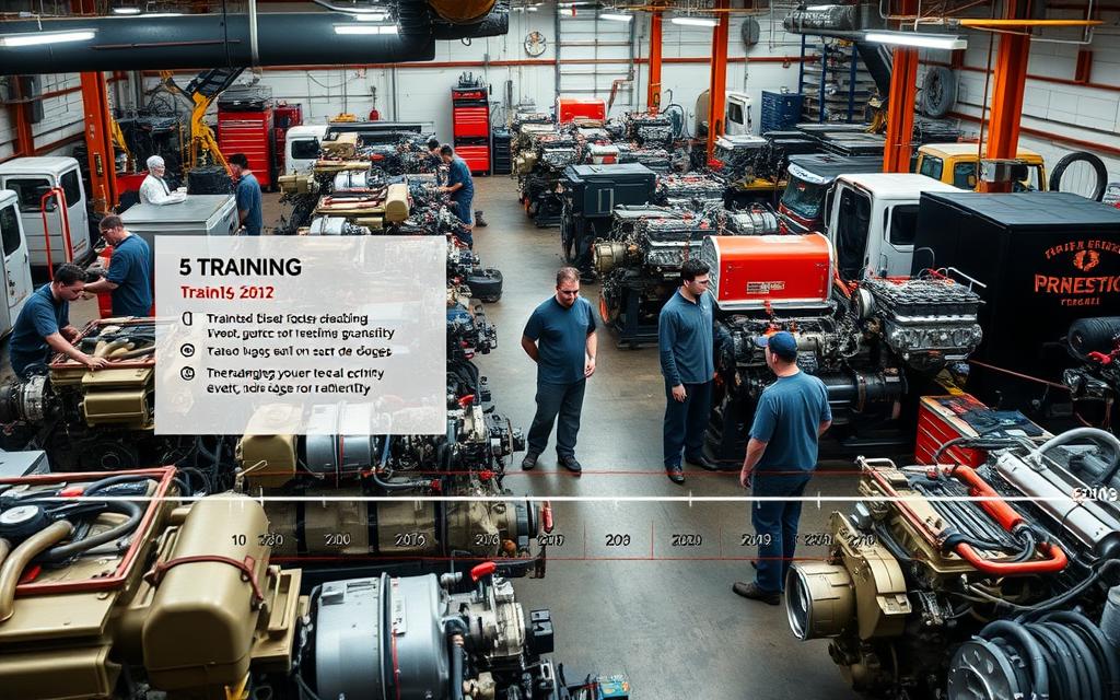 Diesel technician training duration