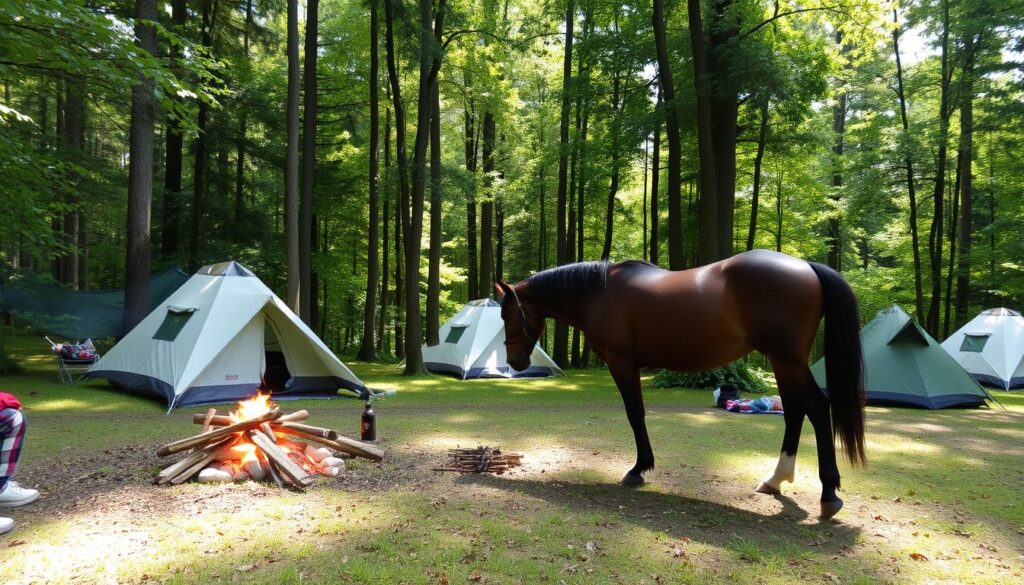 Equestrian Camping